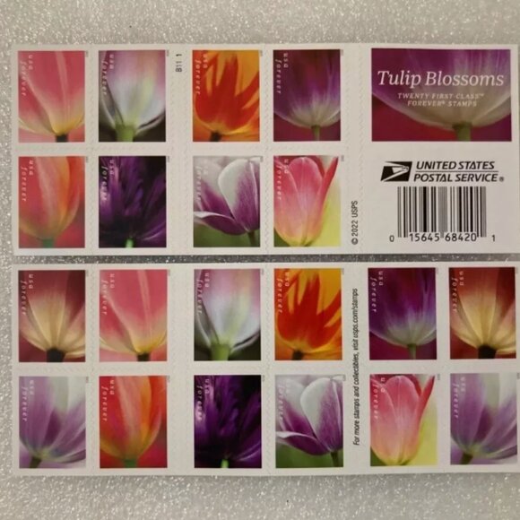 US 2023  Tulip Blossoms Forever Stamps (1000 stamps) - Picture 2 of 9